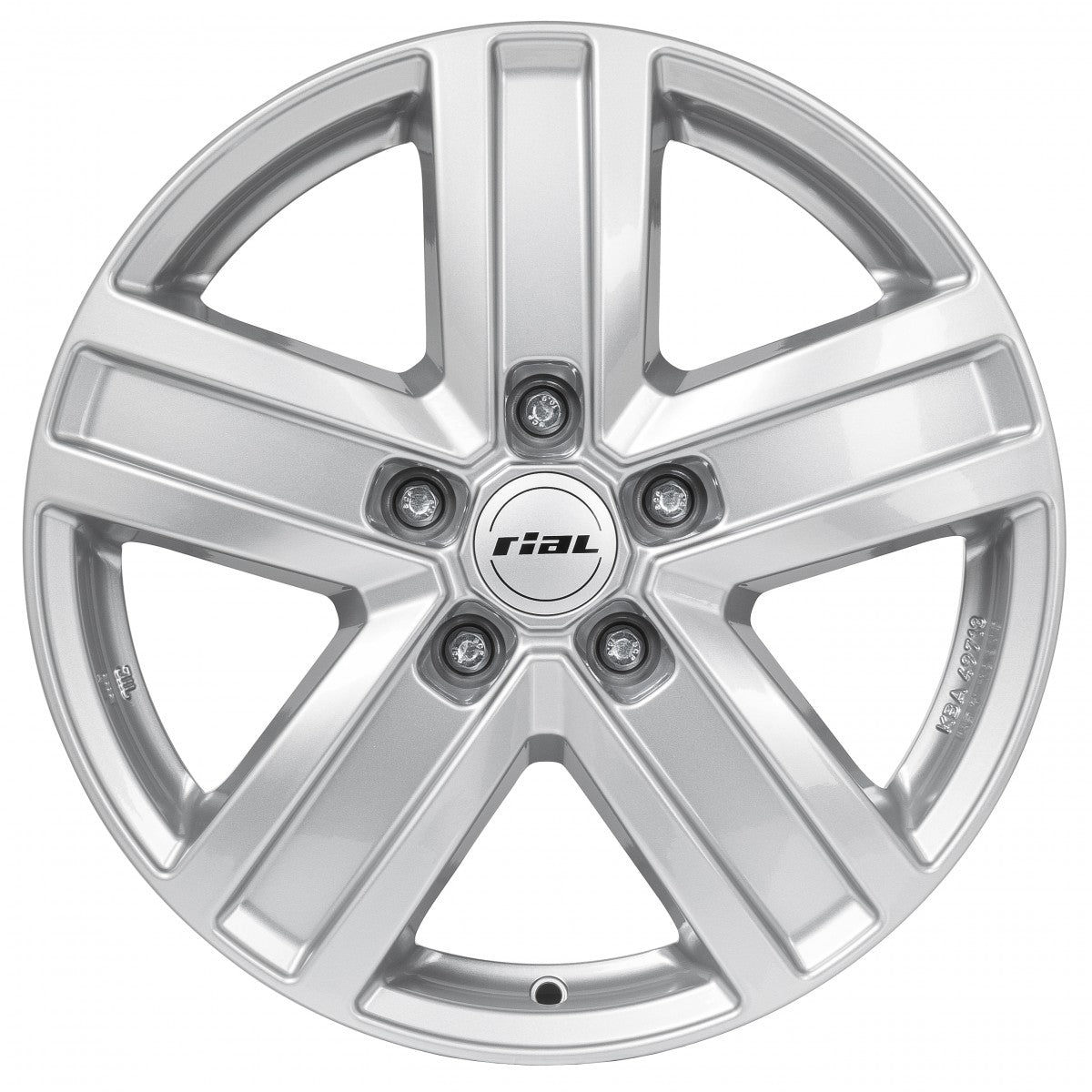 Rial Transporter polar-silber 6.5x16 ET66 - LK5/130 ML78.1
