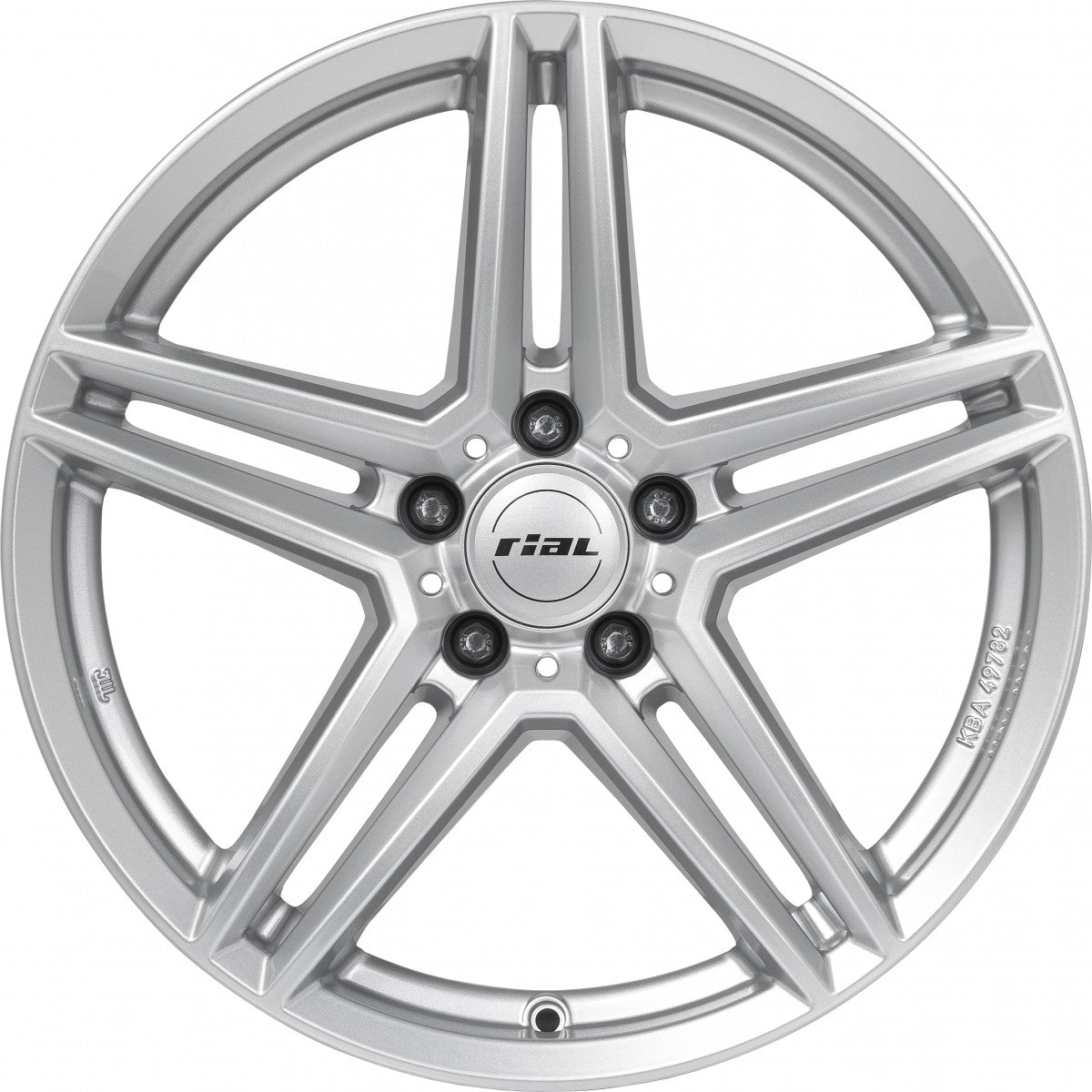 Rial M10 polar-silber 8.5x18 ET34.5 - LK5/112 ML66.5