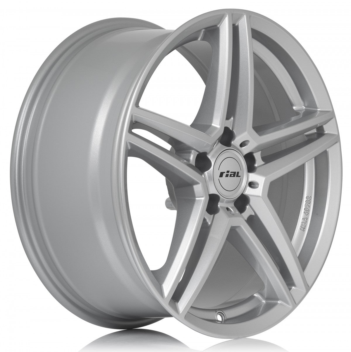 Rial M10 polar-silber 8.5x18 ET34.5 - LK5/112 ML66.5