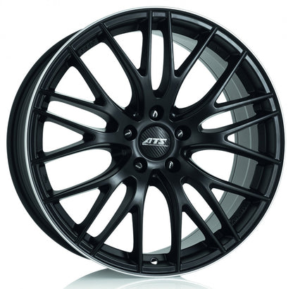 ATS Perfektion racing-schwarz / horn poliert Alufelge 8x18 Zoll ET42 LK 5x112 ML70.1