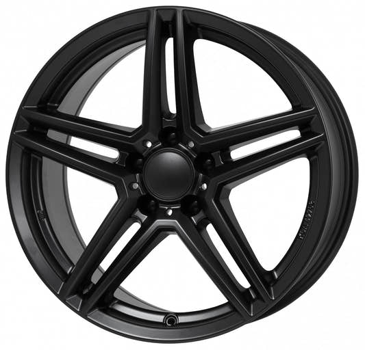 Rial M10 racing-schwarz 7x16 ET38 - LK5/112 ML66.5