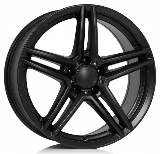 Rial M10 racing-schwarz 7x16 ET38 - LK5/112 ML66.5