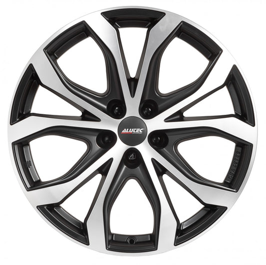 Alutec W10X racing-schwarz frontpoliert 8x18 ET45 - LK5/108 ML70.1