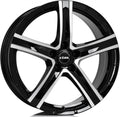 Rial Quinto diamant-schwarz-frontpoliert Alufelge 9.5x20 Zoll ET38 LK 5x114.3 ML70.1