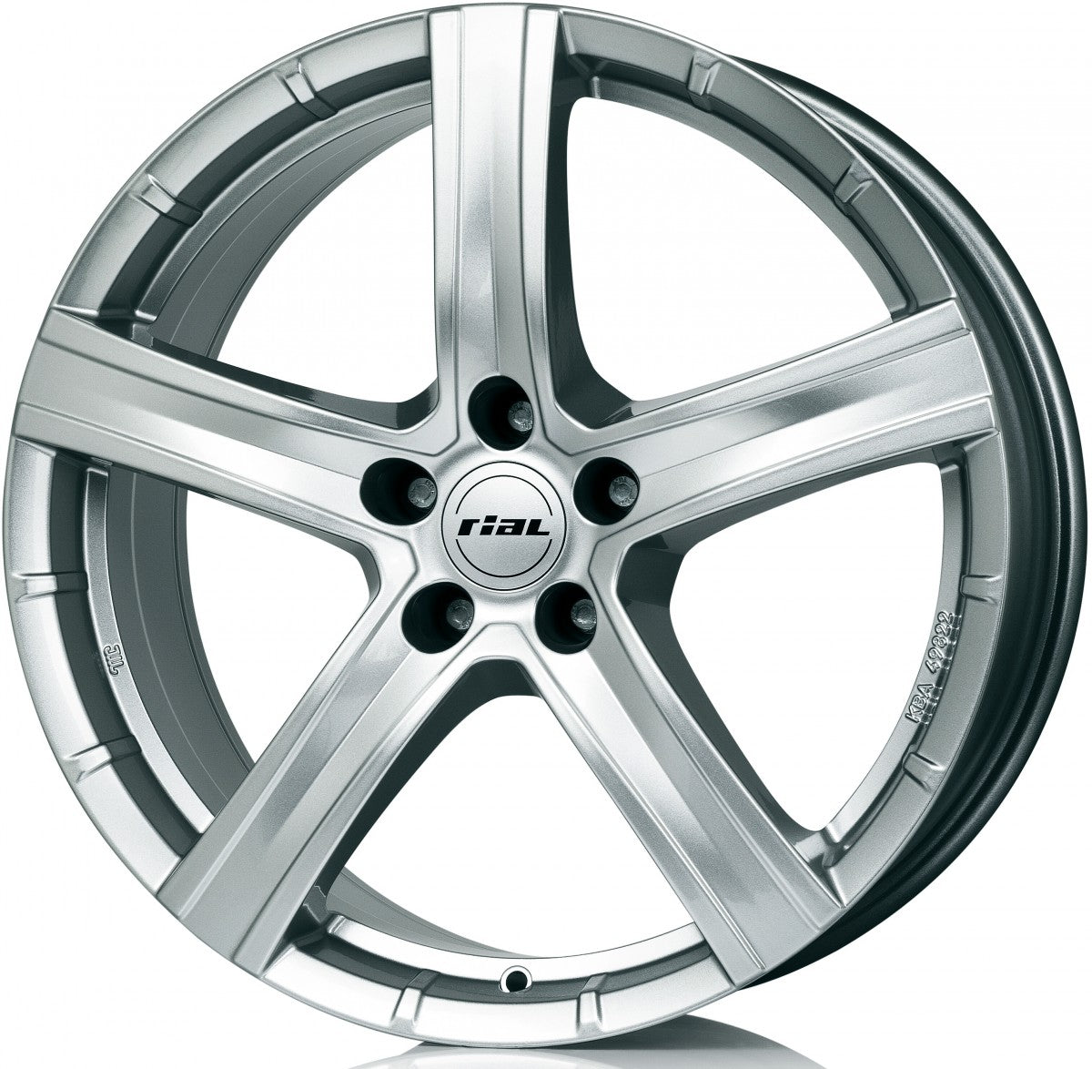 Rial Quinto polar-silber Alufelge 9x19 Zoll ET50 LK 5x150 ML110.1