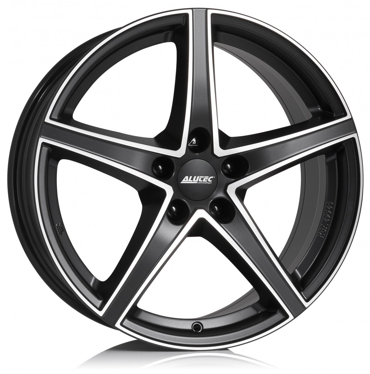 Alutec Raptr racing-schwarz frontpoliert Alufelge 8x18 Zoll ET34 LK 5x120 ML72.6