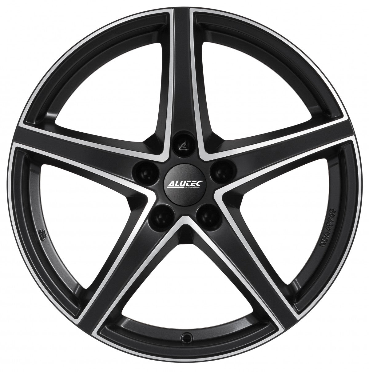 Alutec Raptr racing-schwarz frontpoliert Alufelge 8x18 Zoll ET34 LK 5x120 ML72.6 – Bild 2