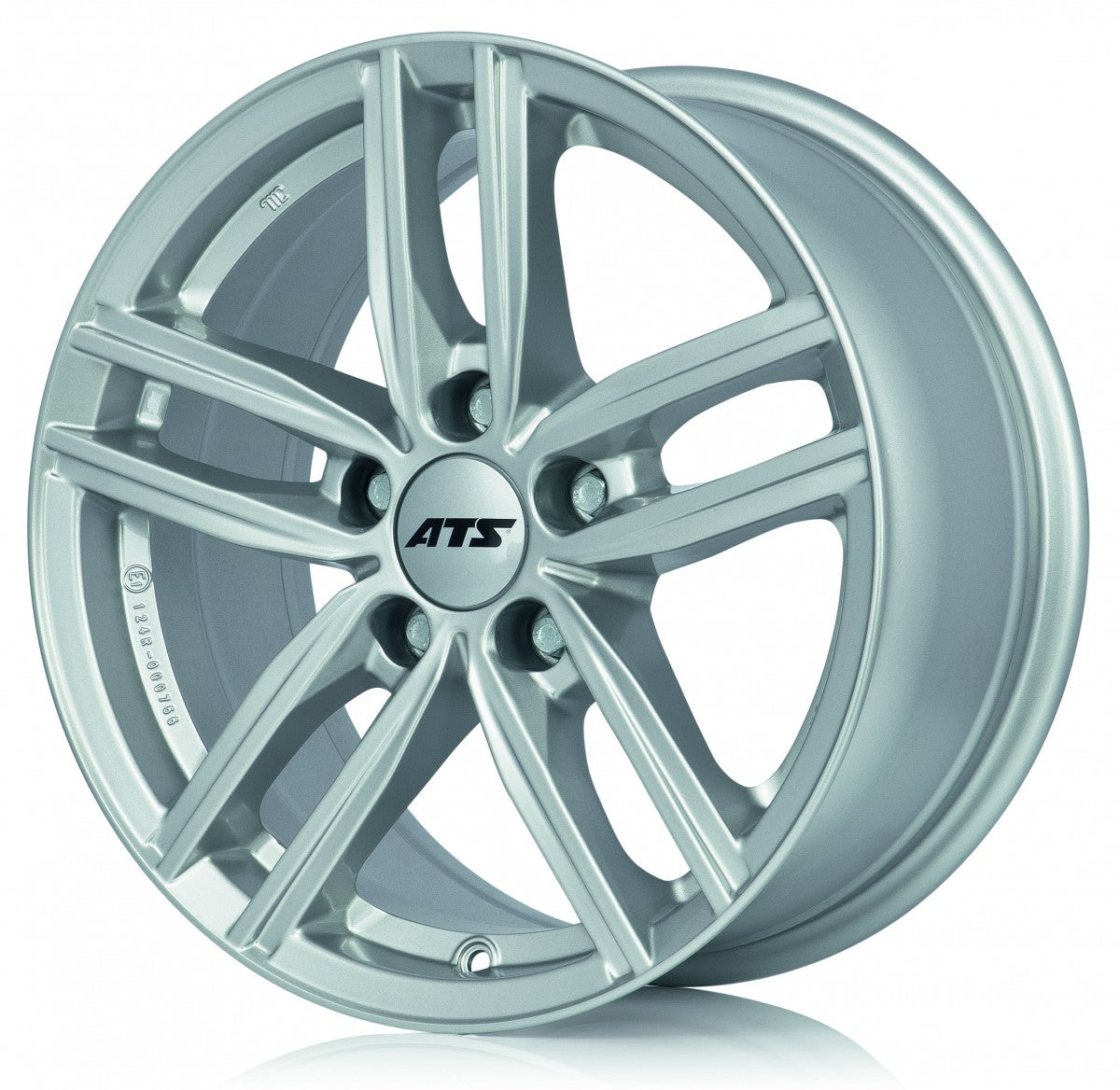 ATS Antares polar-silber Alufelge 6.5x16 Zoll ET41 LK 5x112 ML57.1 – Bild 4