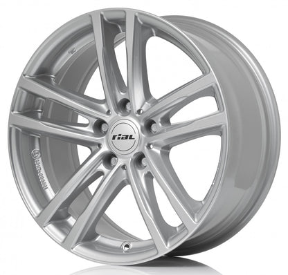 Rial X10 polar-silber 8.5x18 ET50 - LK5/120 ML65.1
