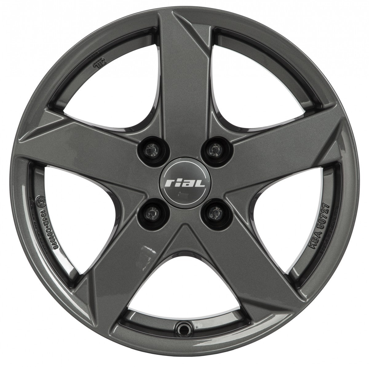 Rial Kodiak graphit Alufelge 6x15 Zoll ET47 LK 5x112 ML57.1 – Bild 4