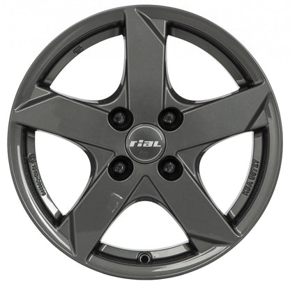 Rial Kodiak graphit Alufelge 6x15 Zoll ET46 LK 5x114.3 ML67.1 – Bild 4