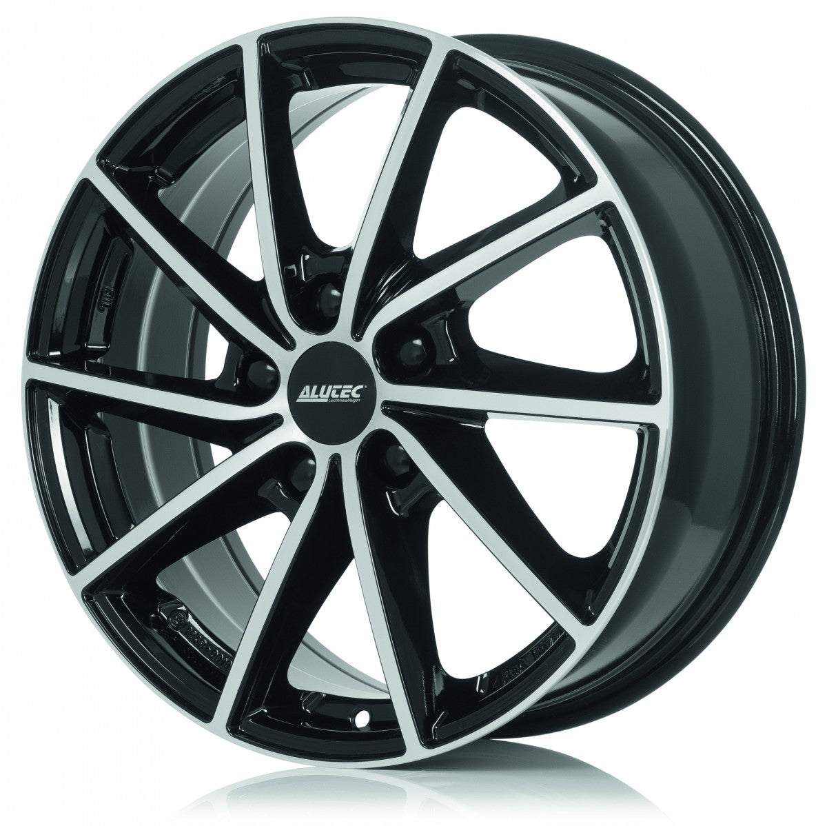 Alutec Singa diamant-schwarz frontpoliert Alufelge 6.5x16 Zoll ET50 LK 5x114.3 ML67.1 – Bild 4