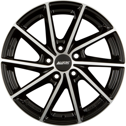 Alutec Singa diamant-schwarz frontpoliert Alufelge 7x17 Zoll ET40 LK 5x114.3 ML66.1 – Bild 6