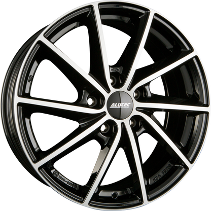 Alutec Singa diamant-schwarz frontpoliert Alufelge 6x15 Zoll ET47 LK 4x100 ML54.1 – Bild 7