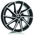Alutec Singa diamant-schwarz frontpoliert Alufelge 6x15 Zoll ET23 LK 4x108 ML65.1