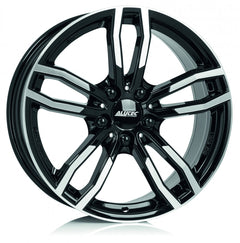 Alutec Drive diamant-schwarz frontpoliert Alufelge 7.5x17 Zoll ET52 LK 5x112 ML66.5