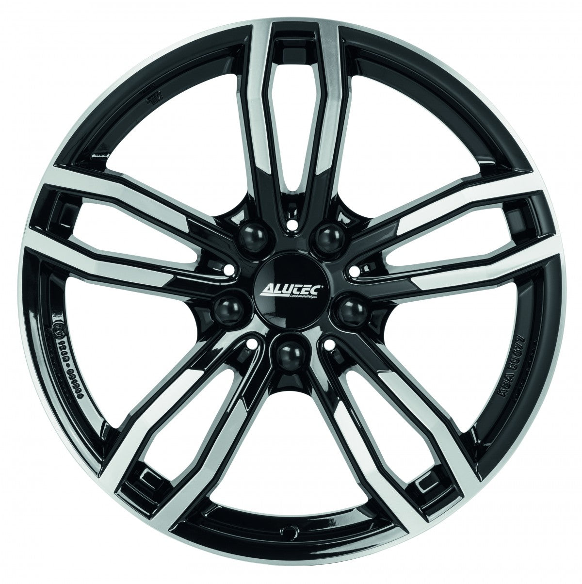 Alutec Drive diamant-schwarz frontpoliert 7.5x17 ET52 - LK5/112 ML66.5