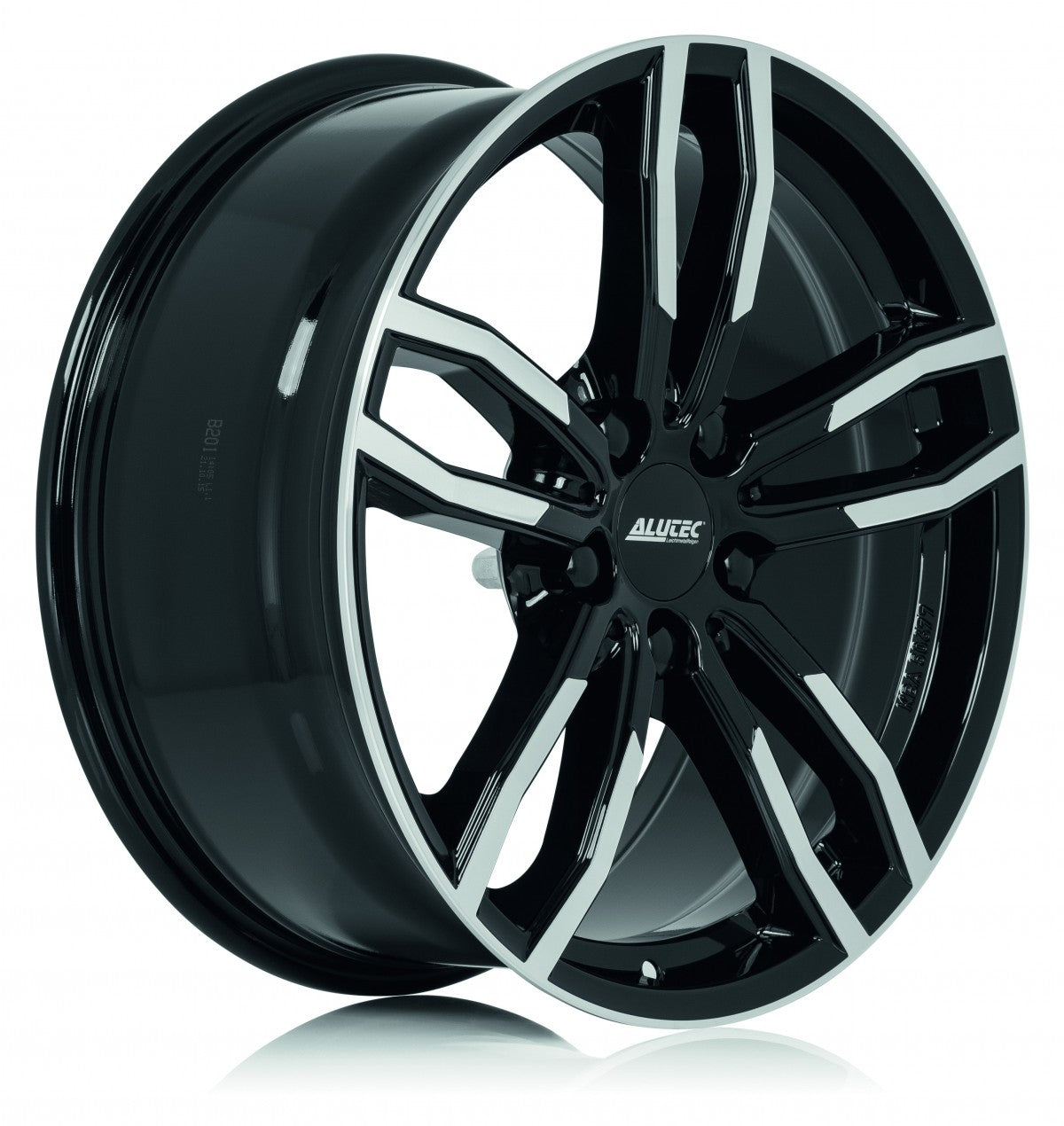 Alutec Drive diamant-schwarz frontpoliert 7.5x17 ET52 - LK5/112 ML66.5