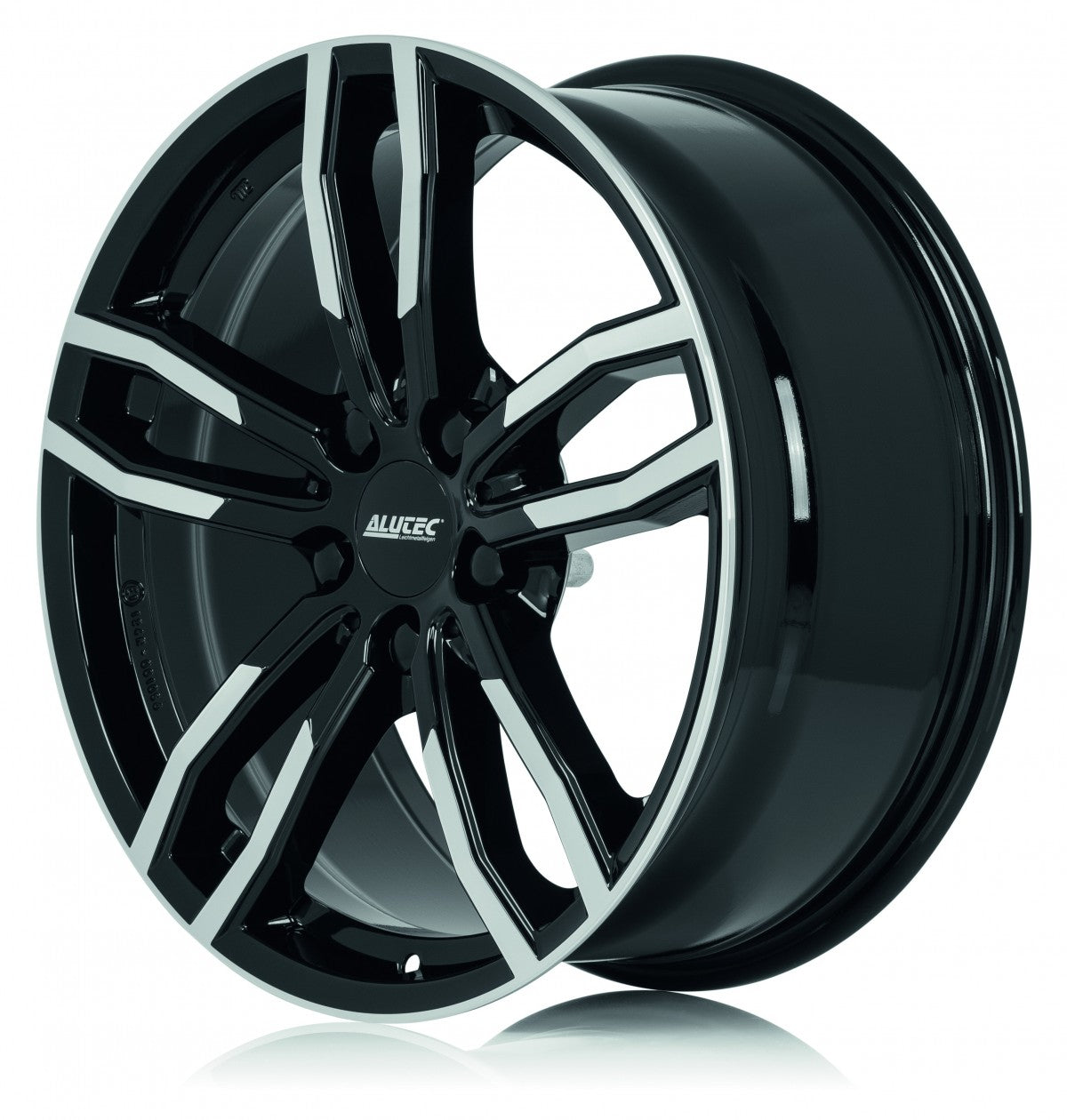 Alutec Drive diamant-schwarz frontpoliert 7.5x17 ET52 - LK5/112 ML66.5