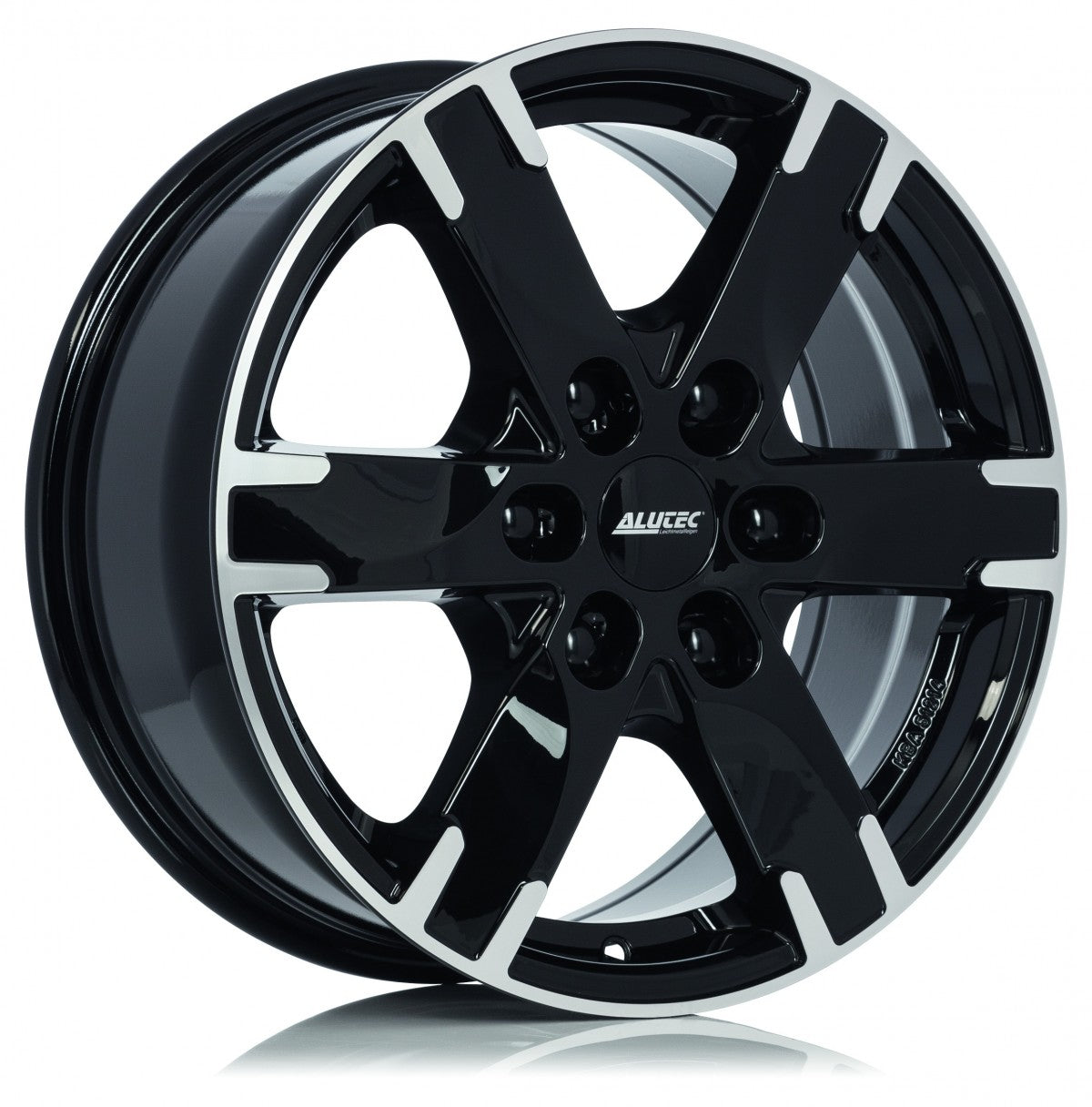 Alutec Titan diamant-schwarz frontpoliert Alufelge 7x16 Zoll ET55 LK 6x139.7 ML93.1 – Bild 3