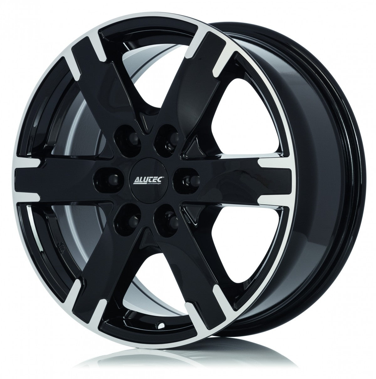Alutec Titan diamant-schwarz frontpoliert Alufelge 7x16 Zoll ET55 LK 6x139.7 ML93.1 – Bild 4