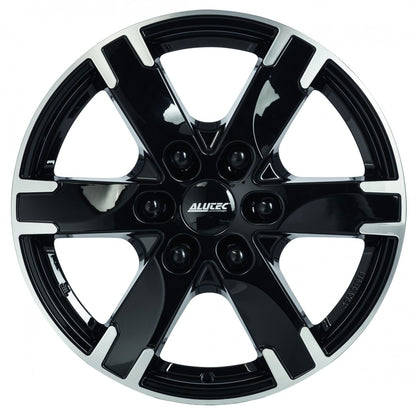 Alutec Titan diamant-schwarz frontpoliert Alufelge 7x16 Zoll ET55 LK 6x130 ML84.1 – Bild 2