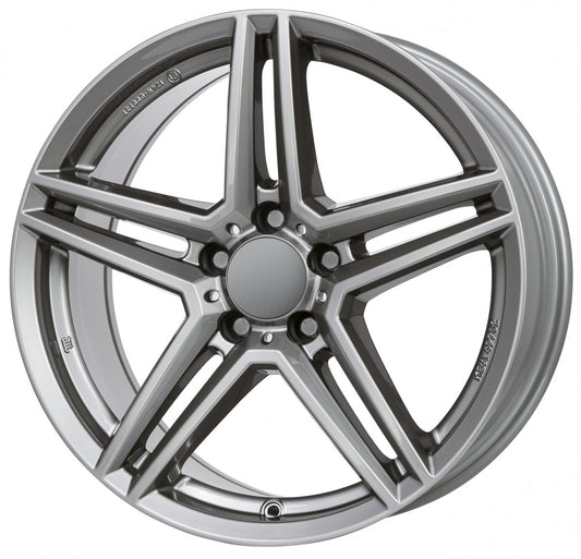 Rial M10 metal-grey 8.5x18 ET34.5 - LK5/112 ML66.5