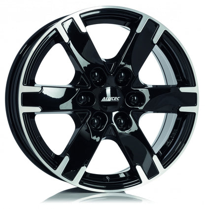 Alutec Titan diamant-schwarz frontpoliert Alufelge 7.5x17 Zoll ET30 LK 6x139.7 ML106.1