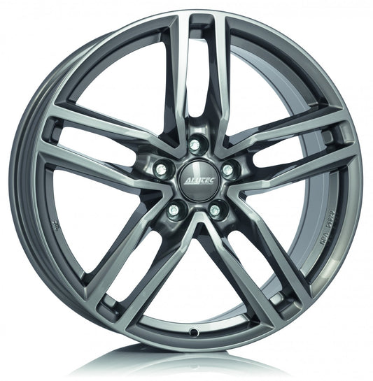 Alutec Ikenu metal-grey 8x18 ET38 - LK5/105 ML56.6