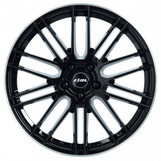 Rial Kibo diamant-schwarz hornpoliert Alufelge 8x18 Zoll ET38 LK 5x105 ML56.6