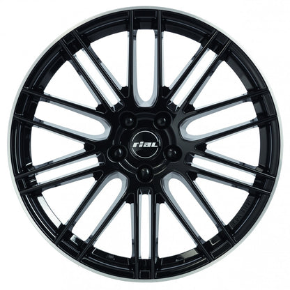 Rial Kibo diamant-schwarz hornpoliert 8x18 ET38 - LK5/105 ML56.6
