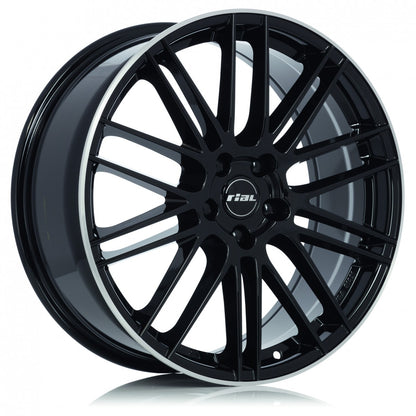 Rial Kibo diamant-schwarz hornpoliert 8x18 ET45 - LK5/108 ML63.4