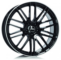 Rial Kibo diamant-schwarz hornpoliert Alufelge 8x18 Zoll ET48 LK 5x112 ML70.1