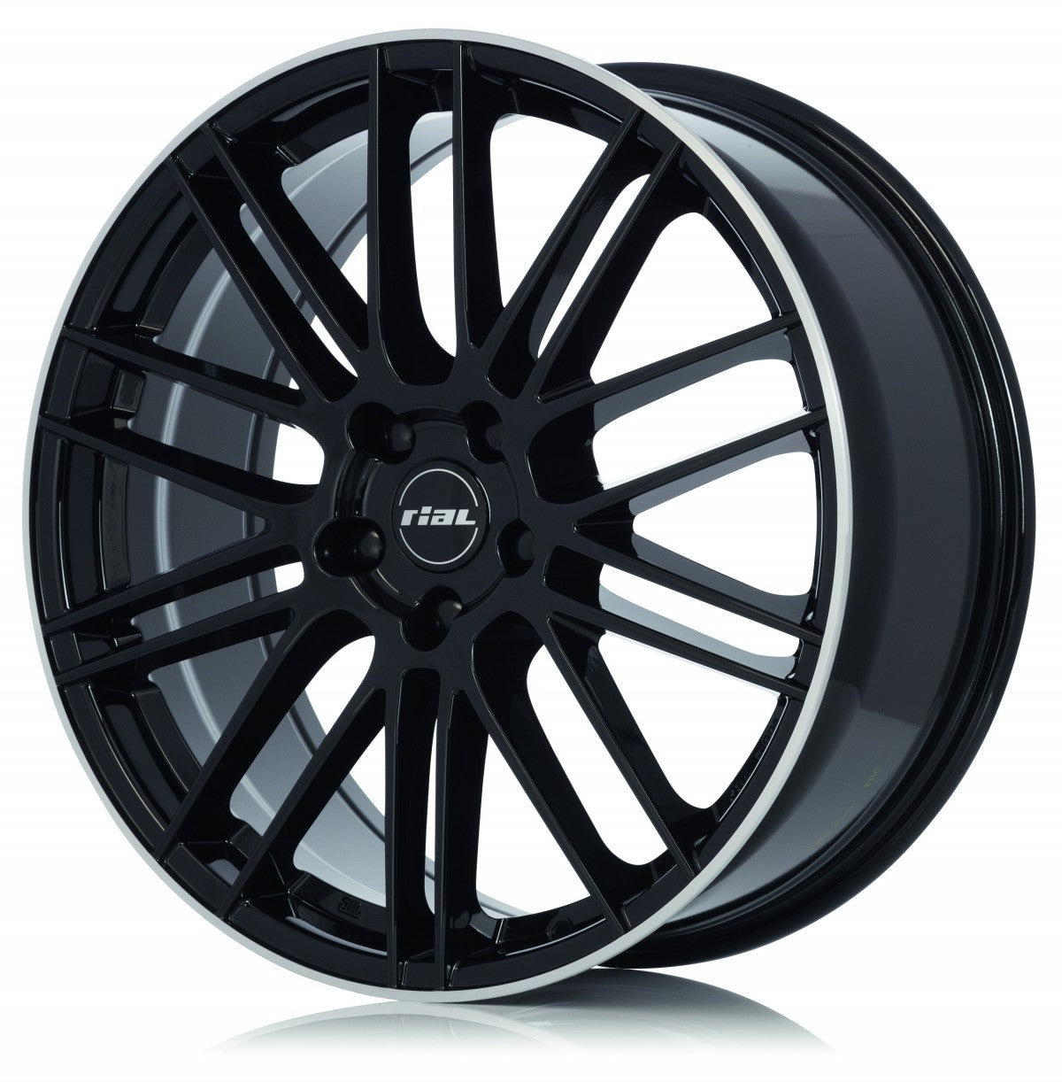Rial Kibo diamant-schwarz hornpoliert Alufelge 8x19 Zoll ET40 LK 5x112 ML70.1 – Bild 4