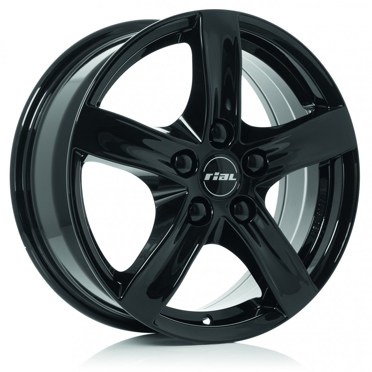 Rial Arktis diamant-schwarz Alufelge 6x15 Zoll ET38 LK 5x105 ML56.6