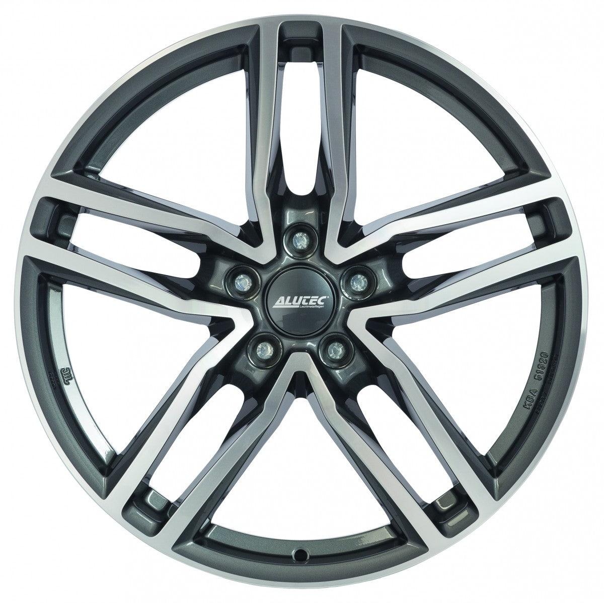 Alutec Ikenu graphit frontpoliert Alufelge 7.5x17 Zoll ET38 LK 5x100 ML57.1 – Bild 2