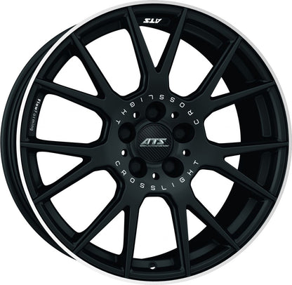 ATS Crosslight racing-schwarz hornpoliert 8.5x19 ET49 - LK5/108 ML75.1