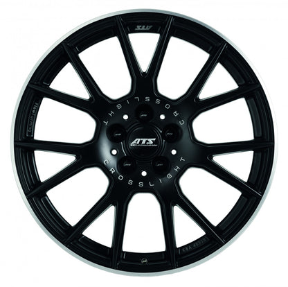 ATS Crosslight racing-schwarz hornpoliert 8.5x19 ET38 - LK5/114.3 ML75.1
