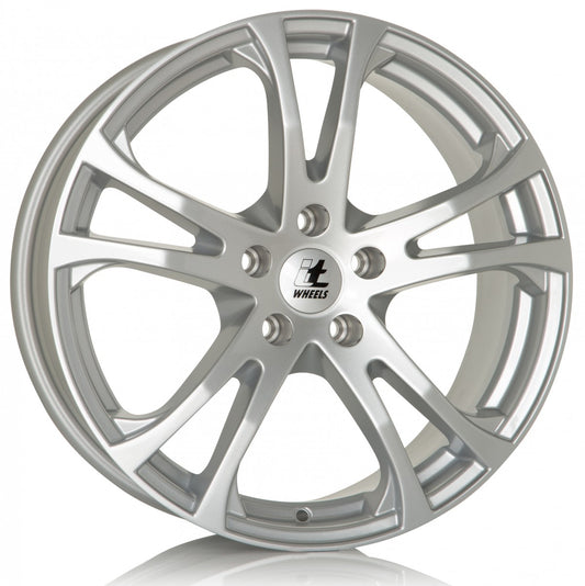 itWheels Michelle silver 7.5x17 ET45 - LK5/114.3 ML74.1