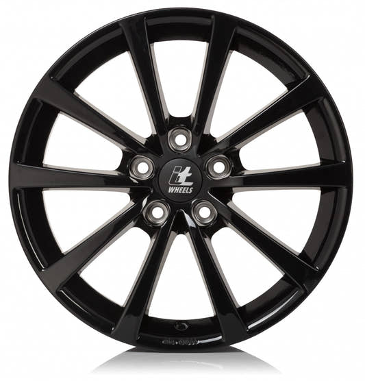 itWheels Alice gloss black 7x17 ET45 - LK5/108 ML65.1
