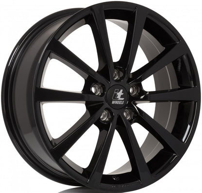 itWheels Alice gloss black 7x17 ET50 - LK5/114.3 ML67.1