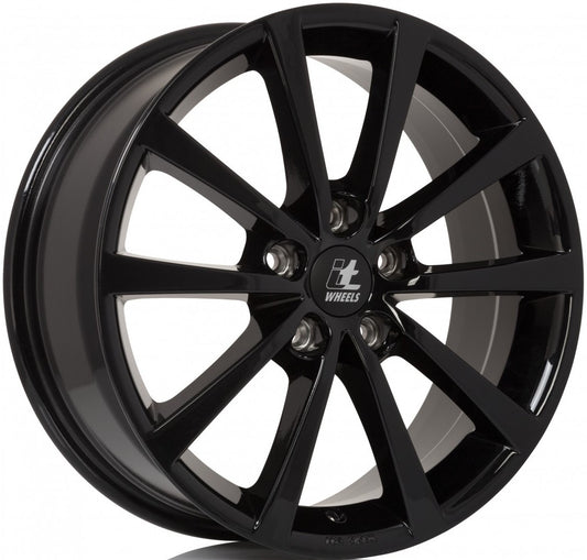 itWheels Alice gloss black 7.5x18 ET35 - LK5/112 ML66.5