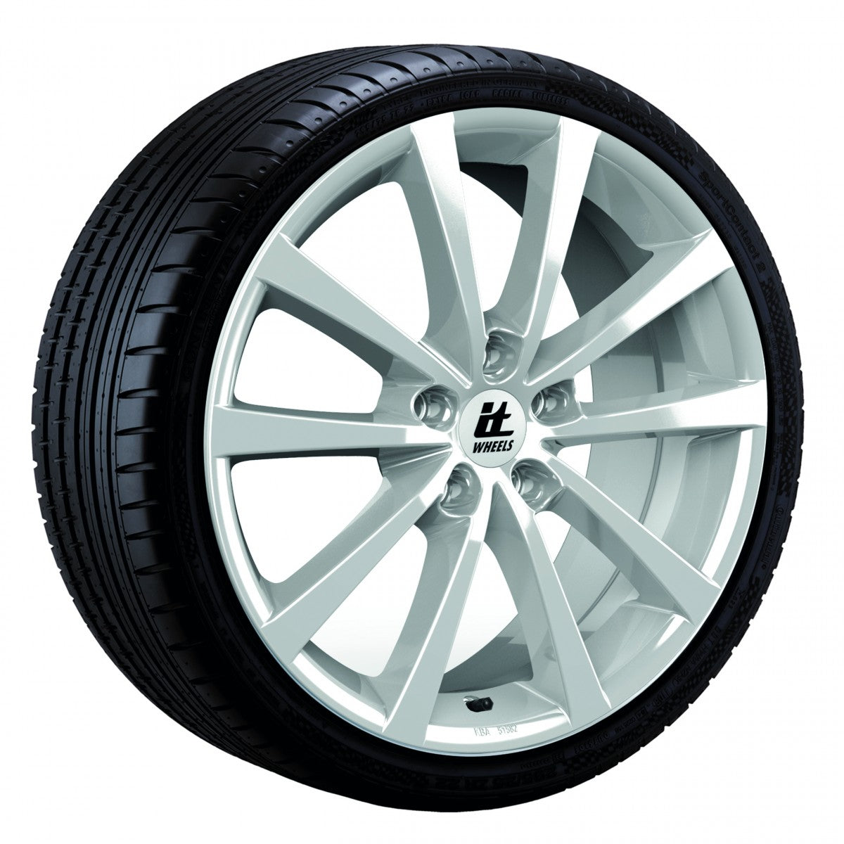 itWheels Alice gloss silver 7.5x18 ET45 - LK5/112 ML66.5