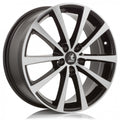 itWheels Alice gloss black polished Alufelge 7.5x18 Zoll ET40 LK 5x114.3 ML74.1