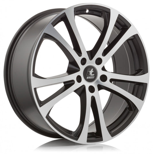 itWheels Michelle matt black polished 8.5x20 ET45 - LK5/108 ML63.4