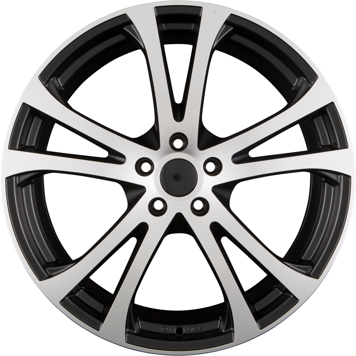 itWheels Michelle matt black polished Alufelge 8.5x20 Zoll ET45 LK 5x112 ML66.5 – Bild 3