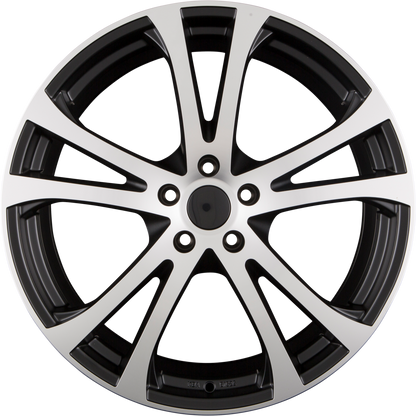 itWheels Michelle matt black polished Alufelge 8.5x20 Zoll ET45 LK 5x112 ML66.5 – Bild 3