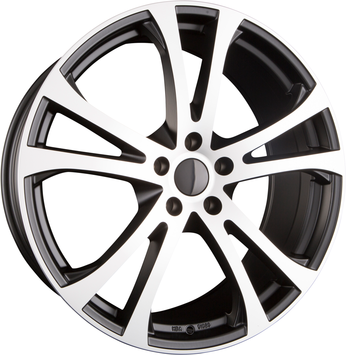 itWheels Michelle matt black polished Alufelge 8.5x20 Zoll ET45 LK 5x112 ML66.5 – Bild 4
