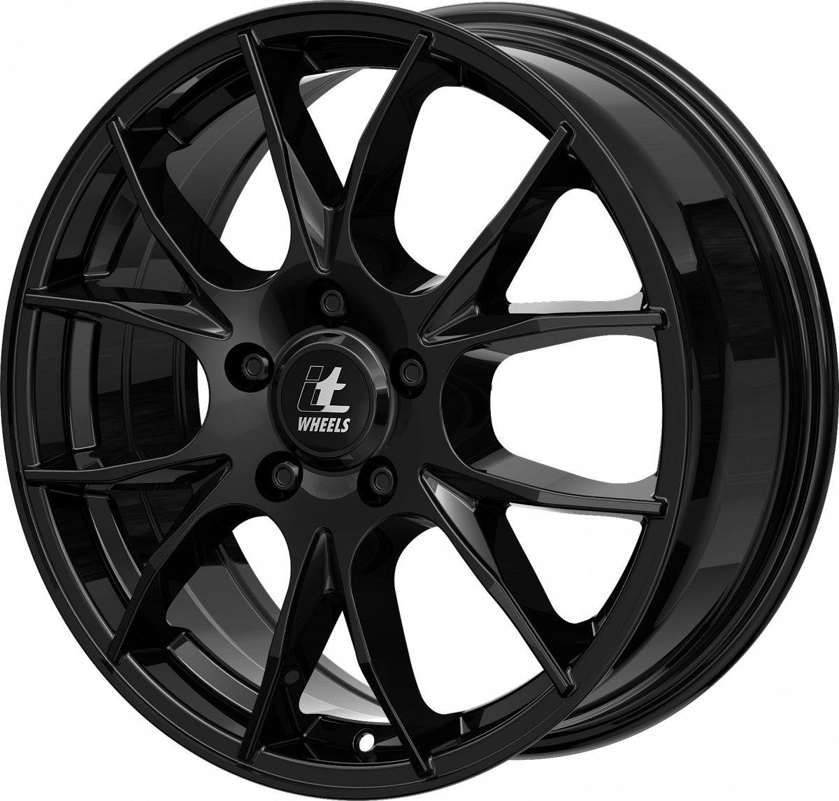 itWheels Kira gloss black Alufelge 7.5x18 Zoll ET50 LK 5x112 ML66.6 – Bild 8