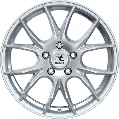 itWheels Kira gloss silver Alufelge 7x17 Zoll ET45 LK 5x114.3 ML74.1 – Bild 2